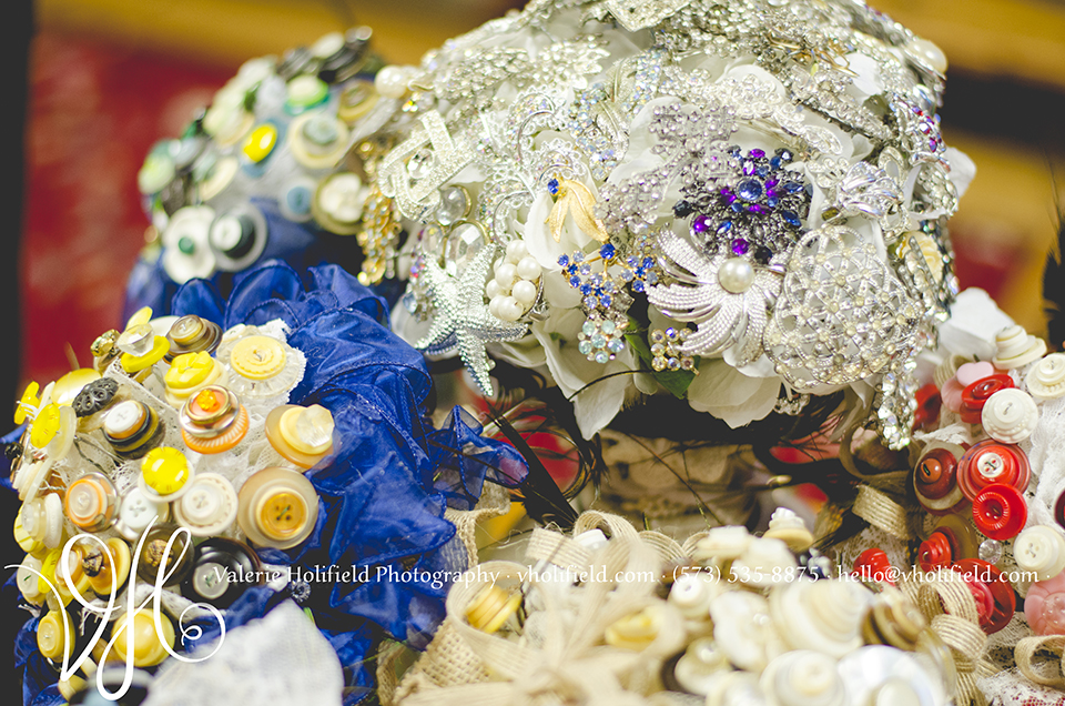 Unique Bridal Bouquet - Tracy's Family Heirlooms 