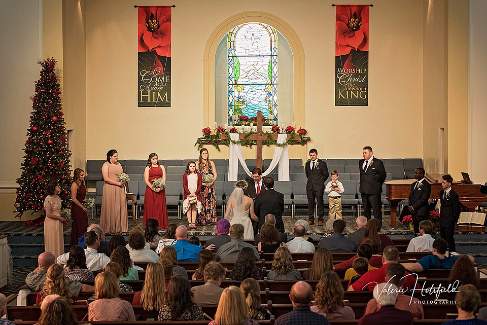 Molly & Daniel, December 2, 2017 | Wedding Photography at First Baptist Church Festus/Crystal City, MO 